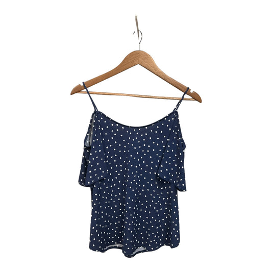 Top Short Sleeve By Kaleigh In Polkadot Pattern, Size: S