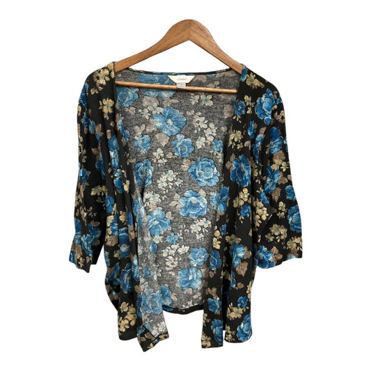 Cardigan By Cj Banks In Floral Print, Size: 2x