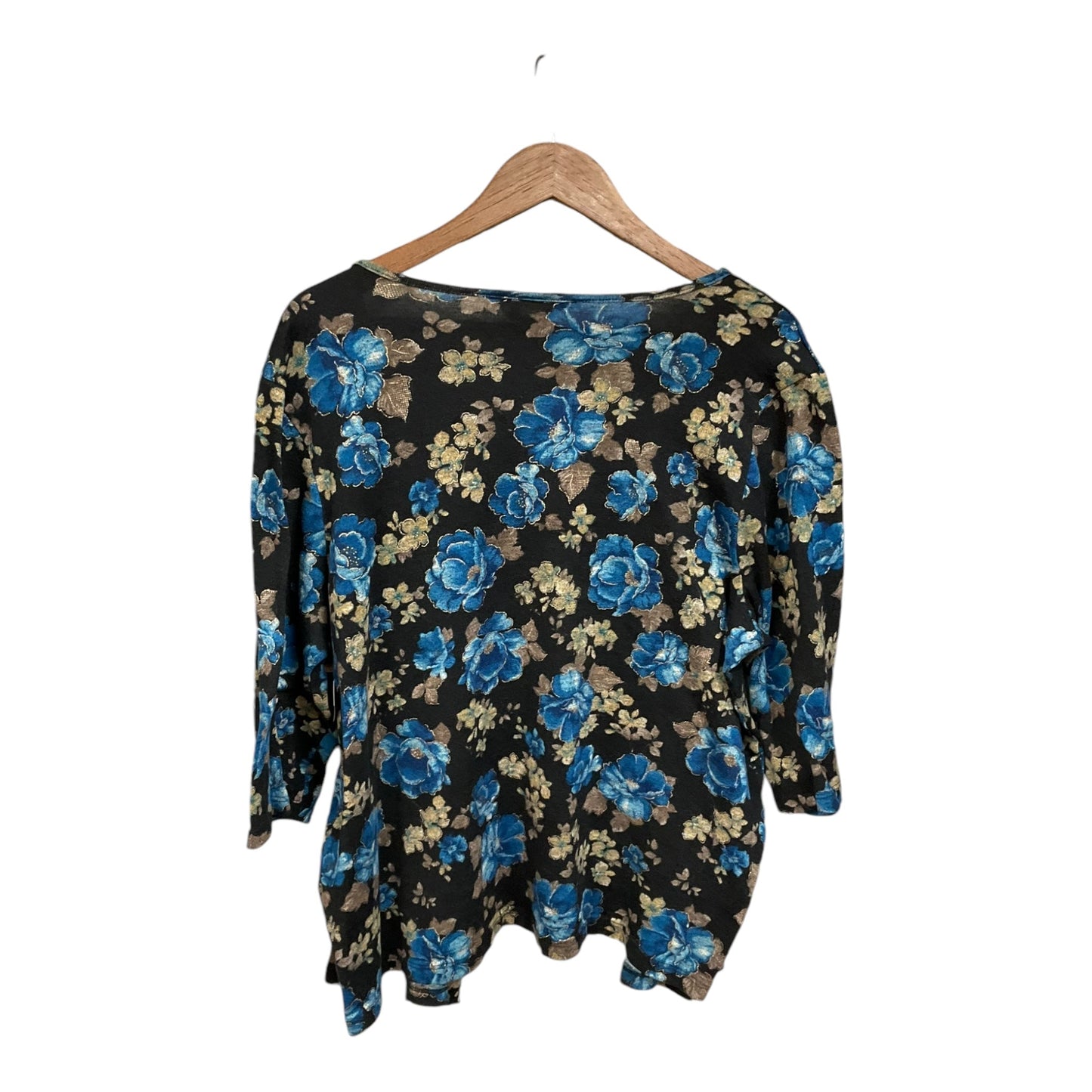 Cardigan By Cj Banks In Floral Print, Size: 2x