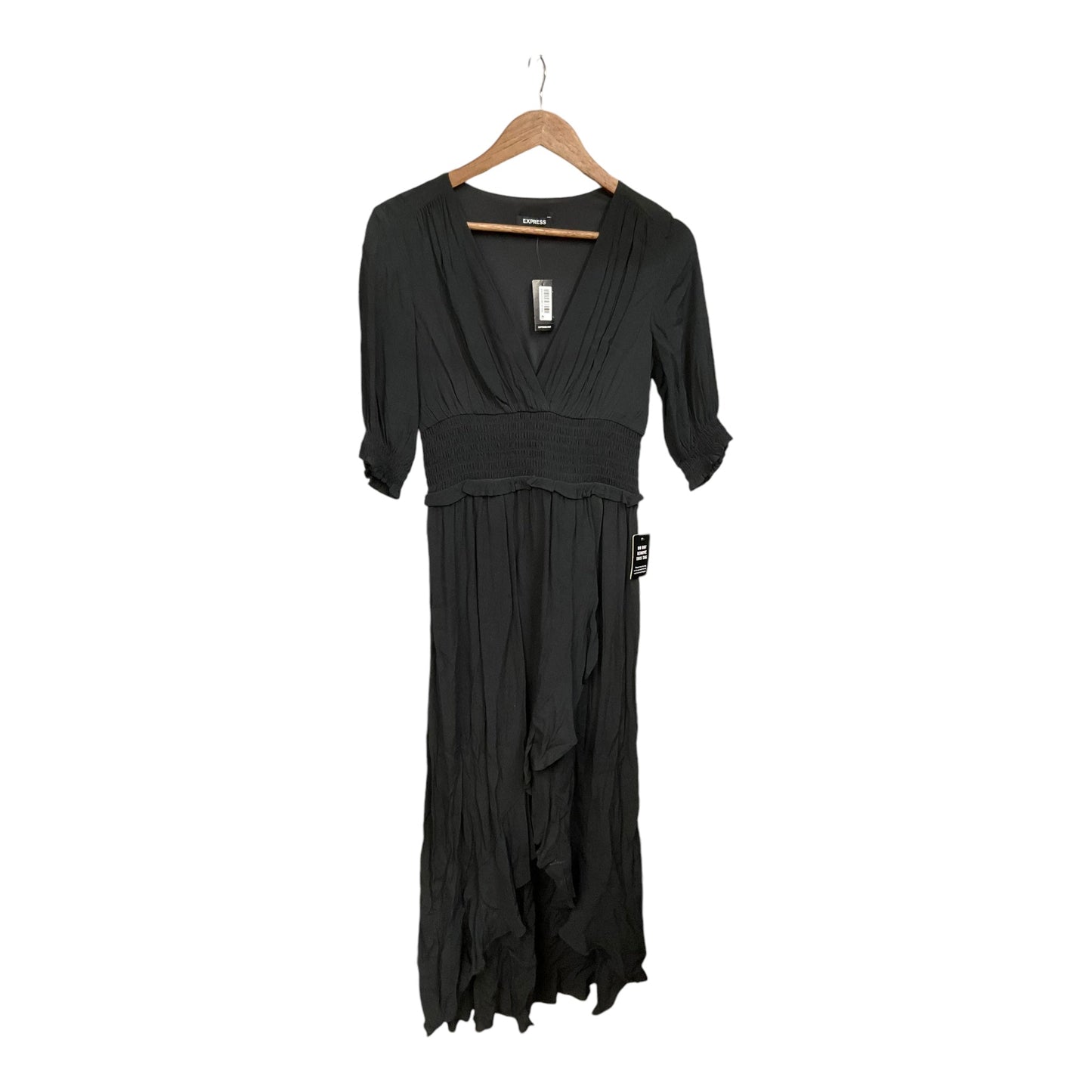 Dress Casual Maxi By Express In Black, Size: S