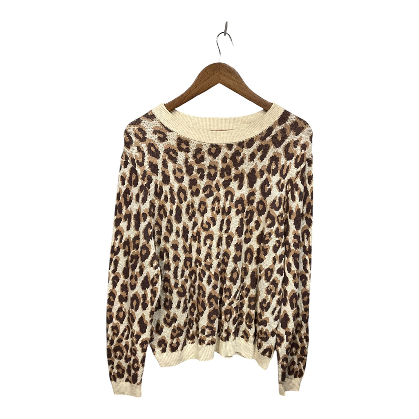 Sweater By A New Day In Animal Print, Size: Xl