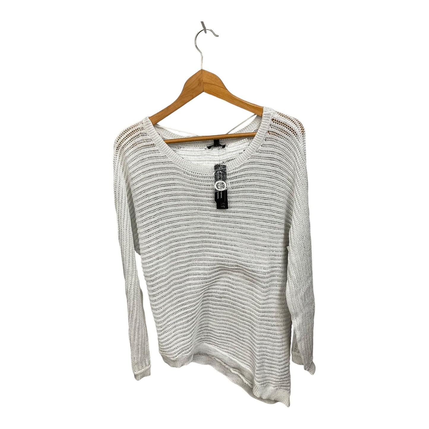 Sweater By Apt 9 In Silver, Size: Xl