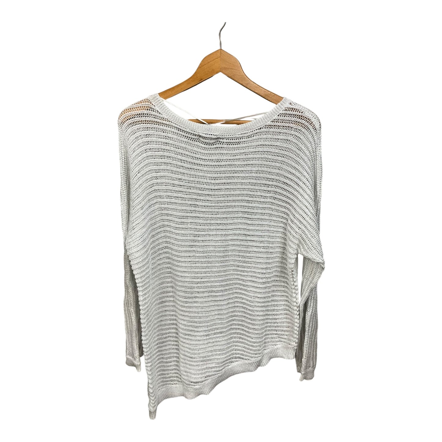 Sweater By Apt 9 In Silver, Size: Xl