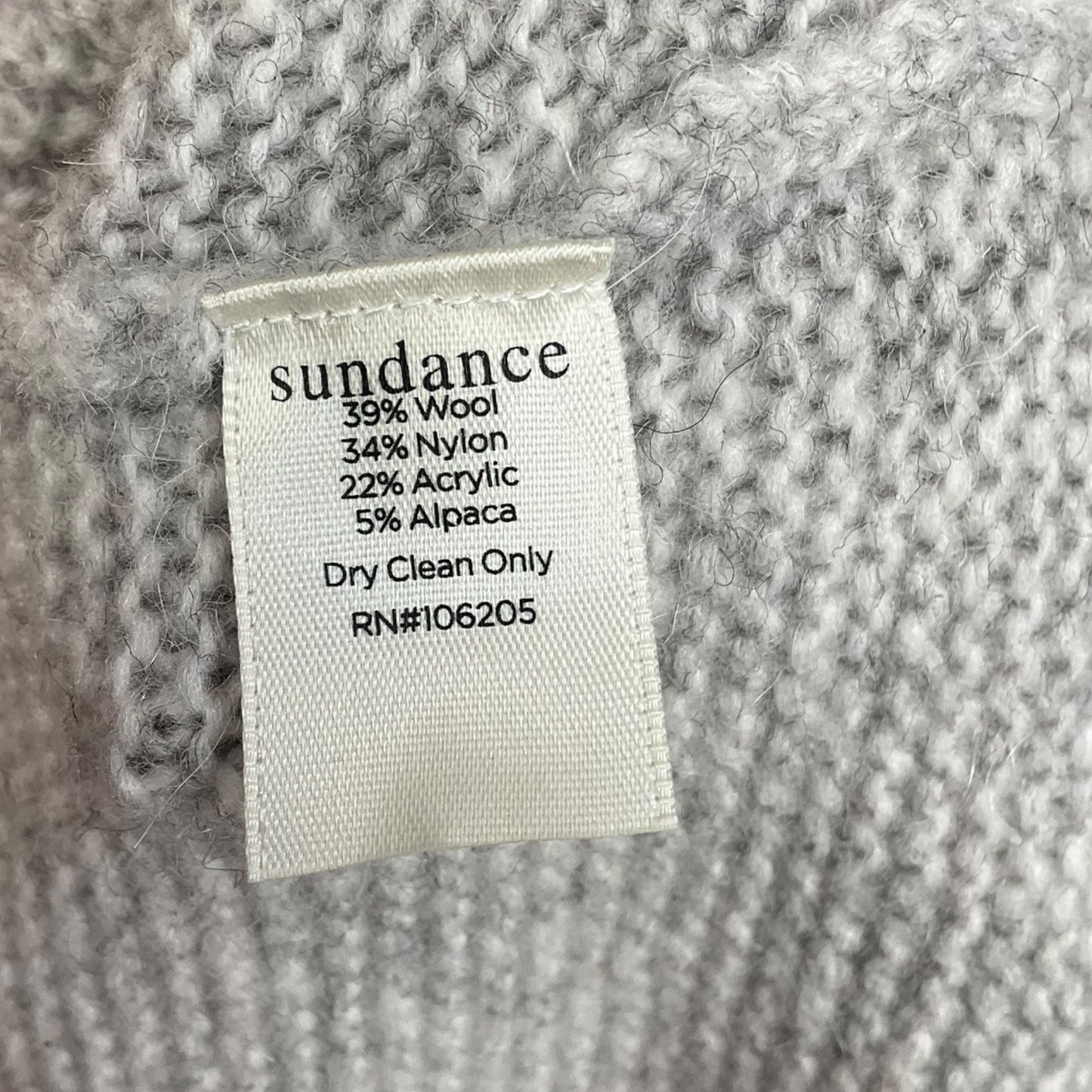 Sweater By Sundance In Grey, Size: S