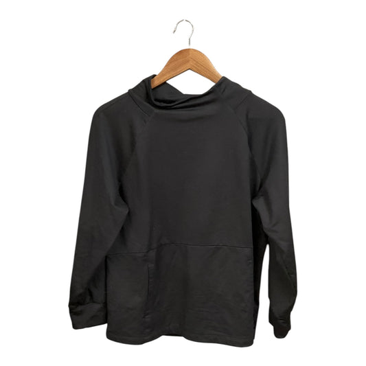 Athletic Top Long Sleeve Collar By Layer 8 In Black, Size: Xl