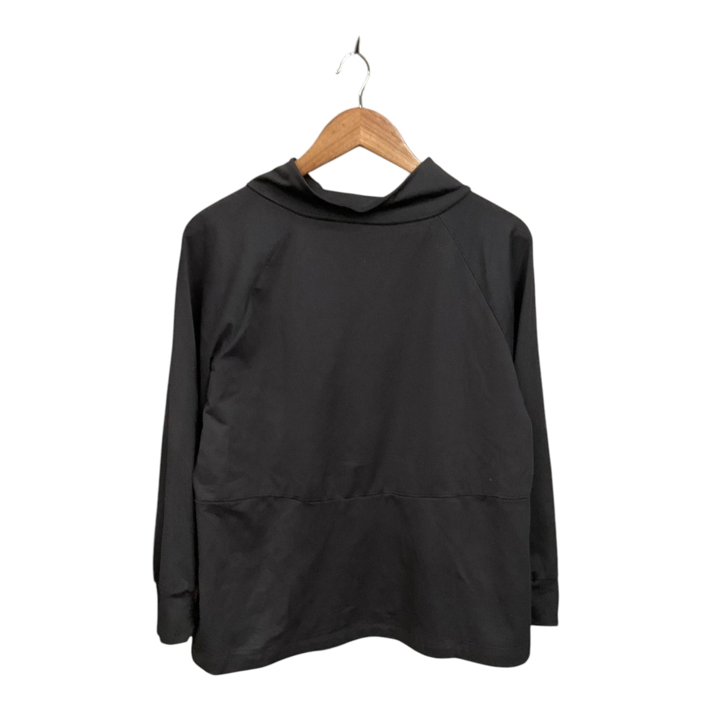 Athletic Top Long Sleeve Collar By Layer 8 In Black, Size: Xl