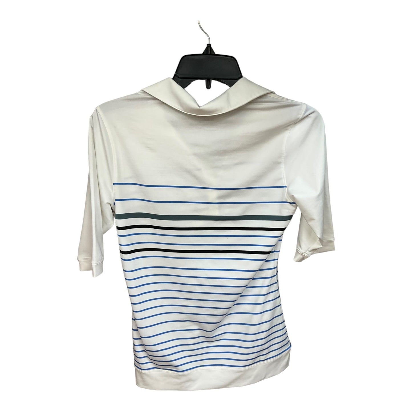 Striped Athletic Top Short Sleeve Nike Apparel, Size Xs