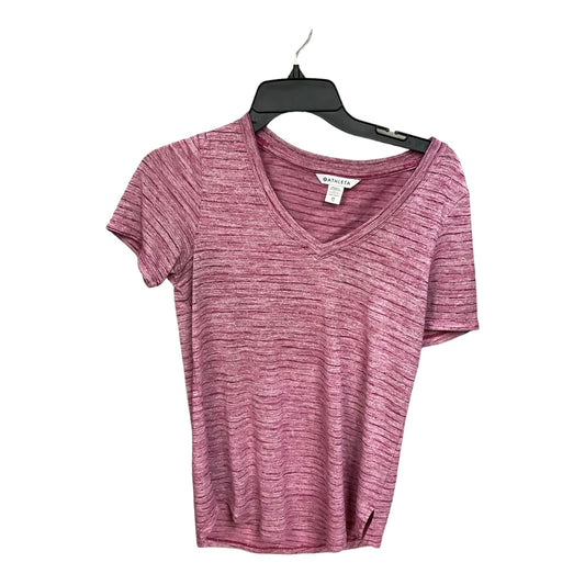 Red Athletic Top Short Sleeve Athleta, Size Xs