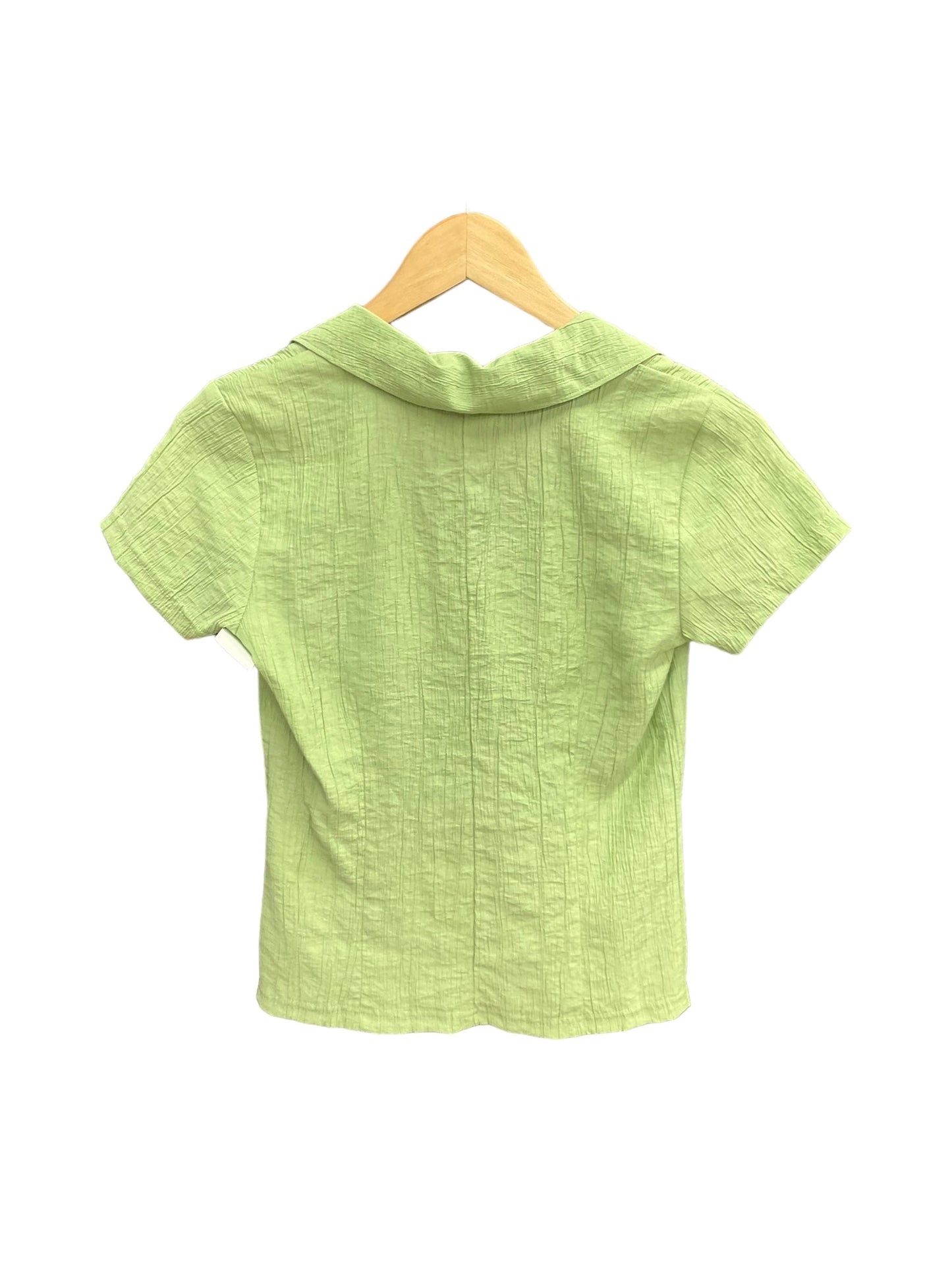 Green Top Short Sleeve Madewell, Size Xs