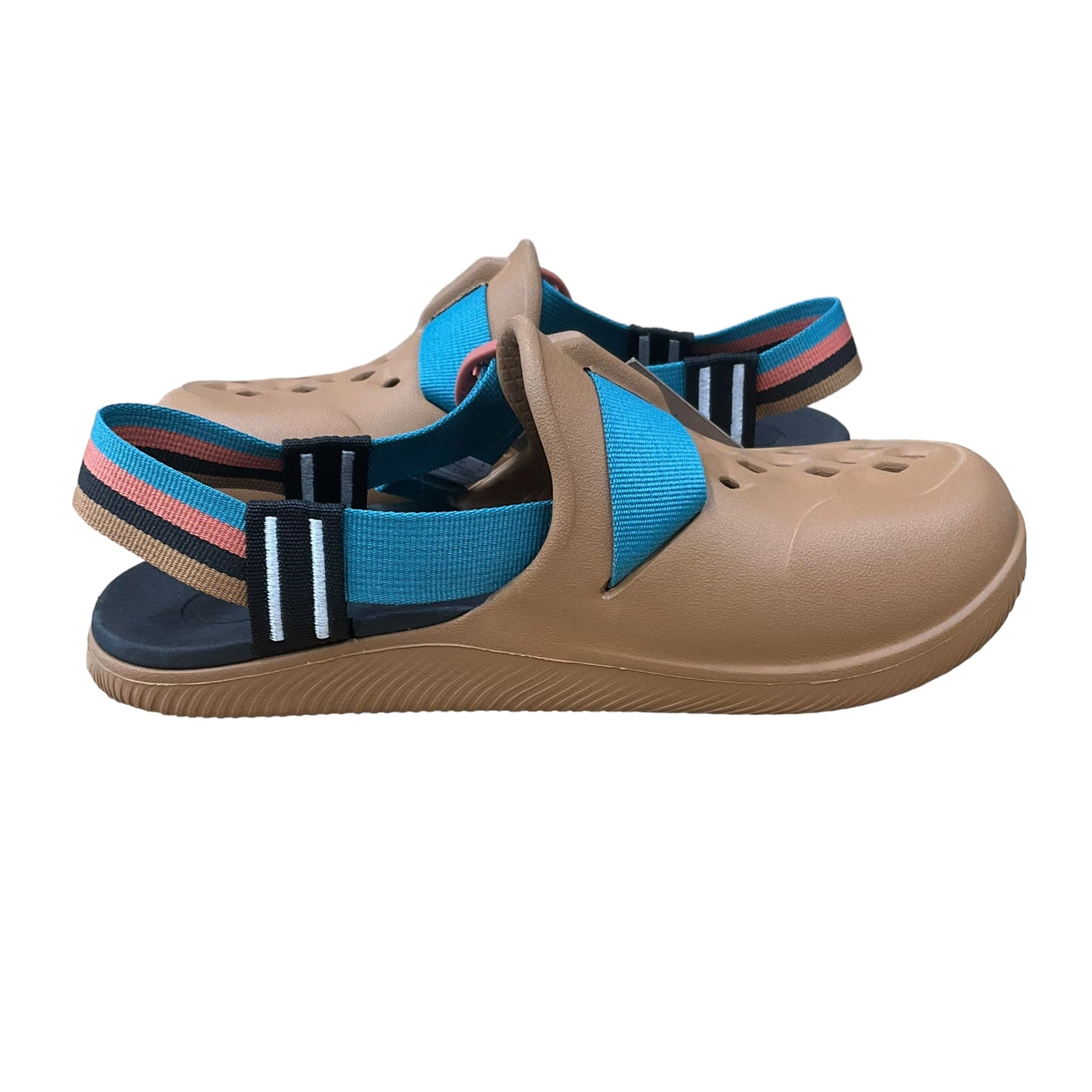 Blue & Brown Sandals Sport Chacos, Size 8