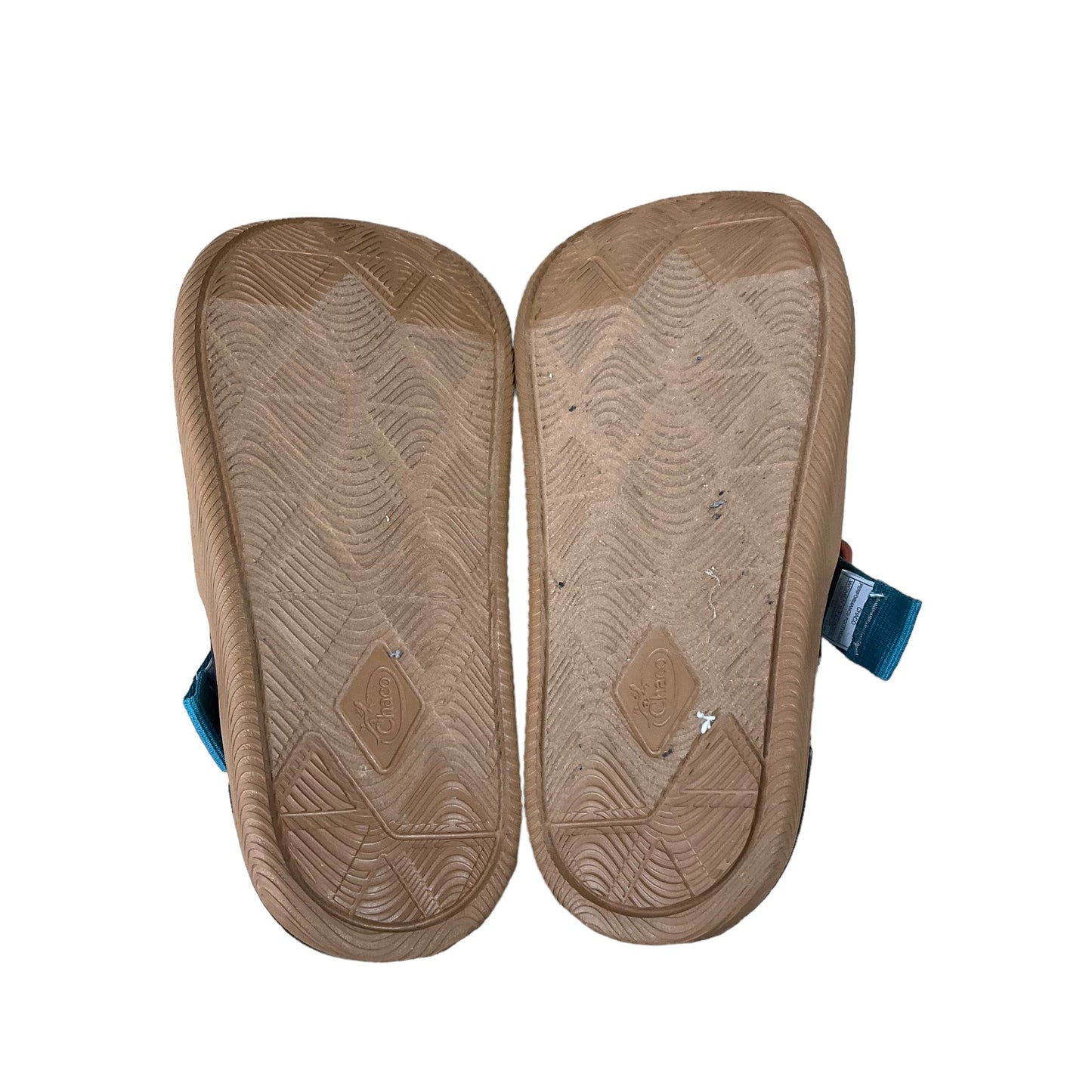 Blue & Brown Sandals Sport Chacos, Size 8