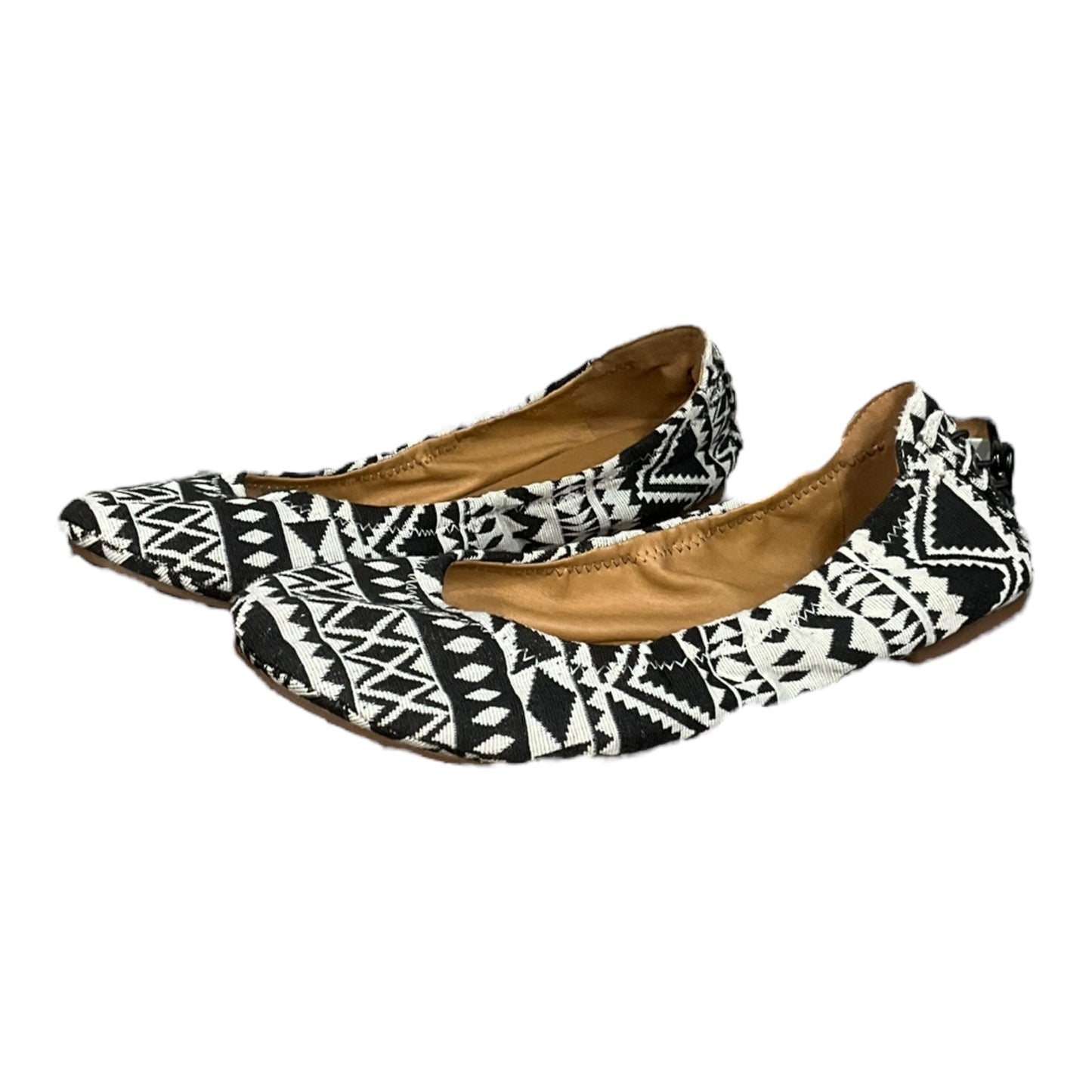 Geometric Pattern Shoes Flats Lucky Brand, Size 8