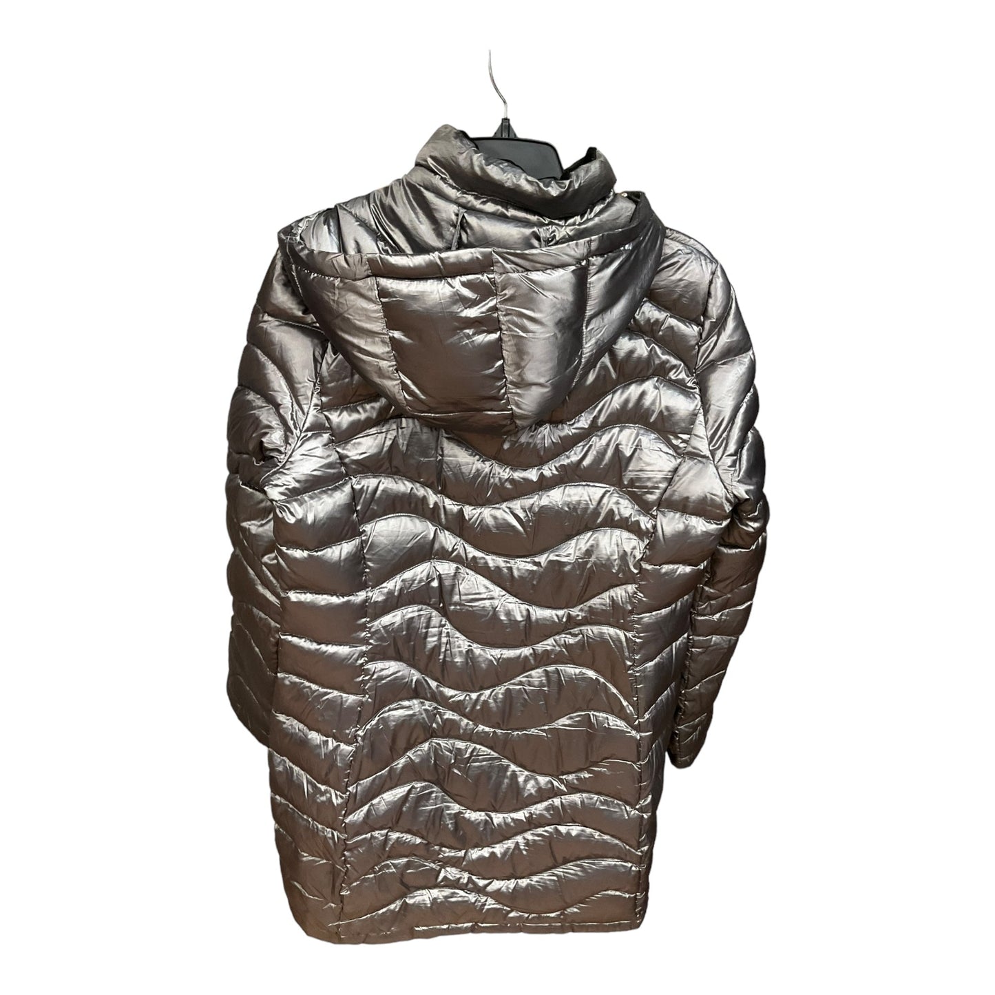 Silver Coat Puffer & Quilted Andrew Marc, Size L