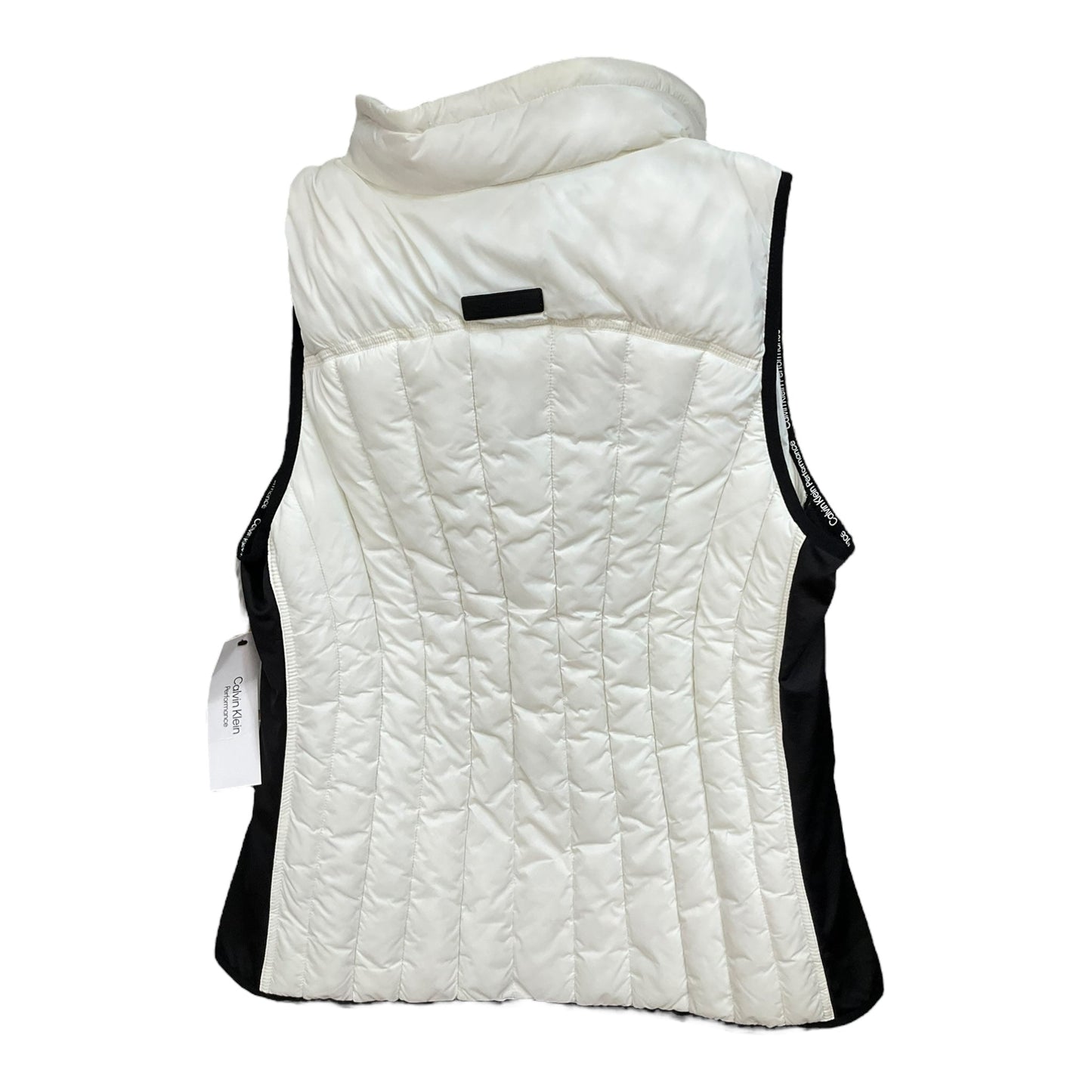 Black & White Vest Puffer & Quilted Calvin Klein, Size L