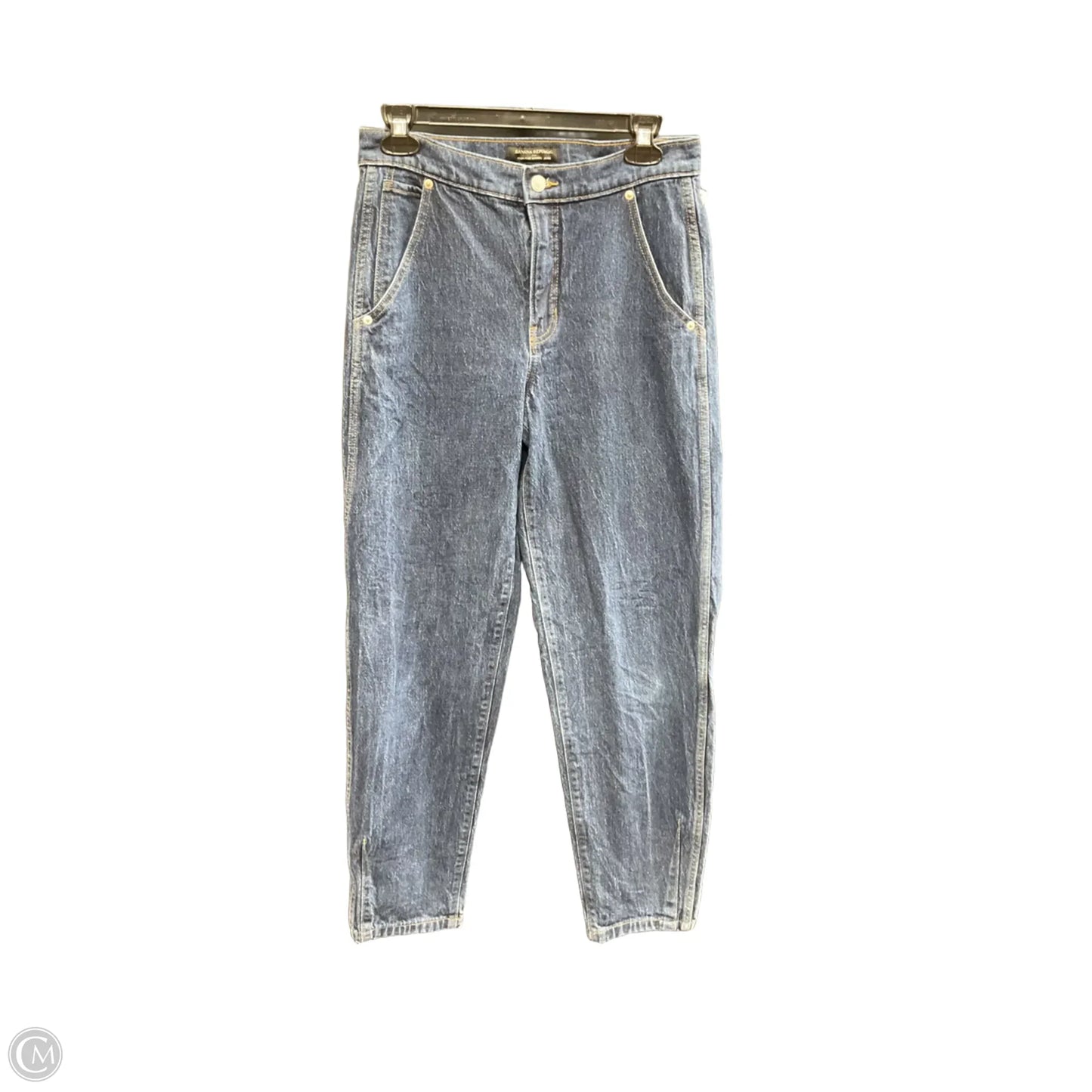 Jeans Boyfriend By Banana Republic In Blue Denim, Size: 4