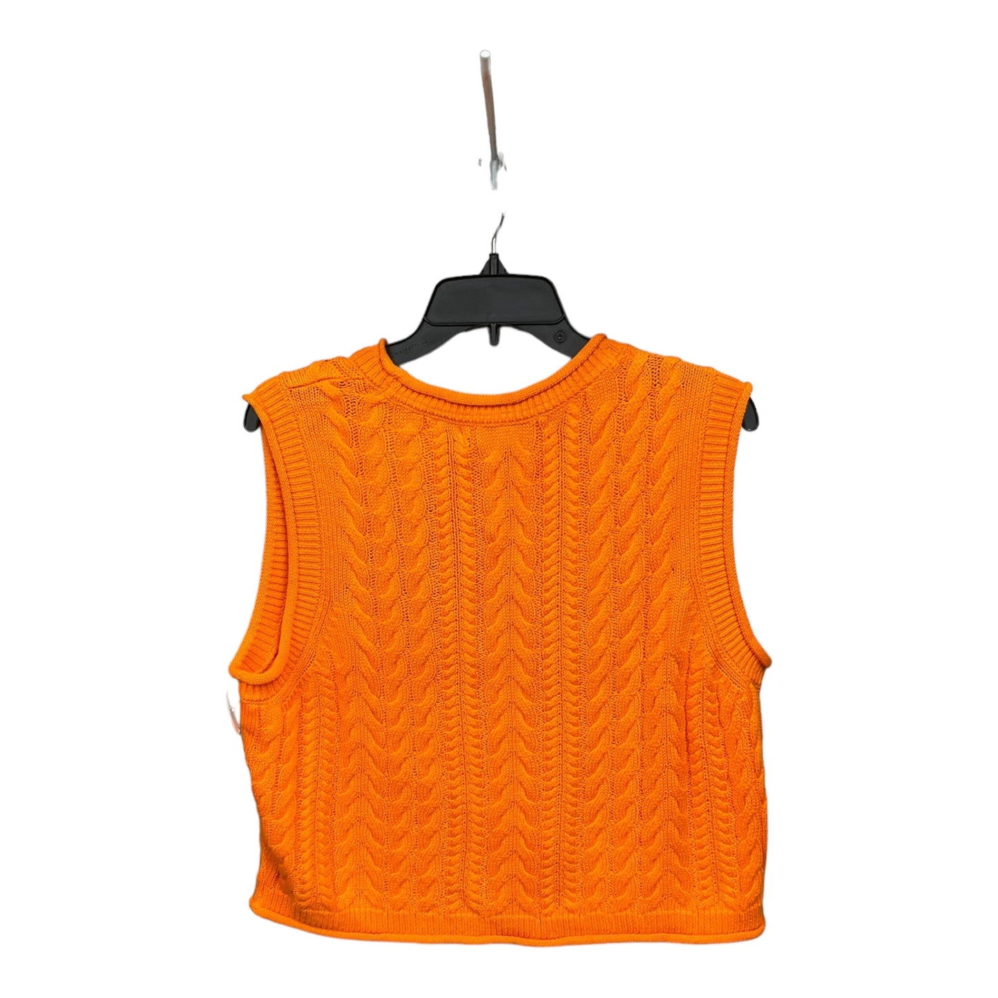 Orange Vest Sweater Vero Moda, Size Xl