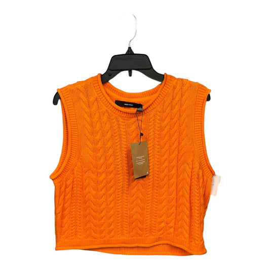 Orange Vest Sweater Vero Moda, Size Xl