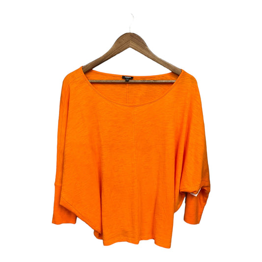 Orange Top 3/4 Sleeve Express, Size M