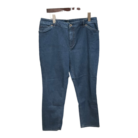 Jeans Skinny By J. Jill In Blue Denim, Size: 16