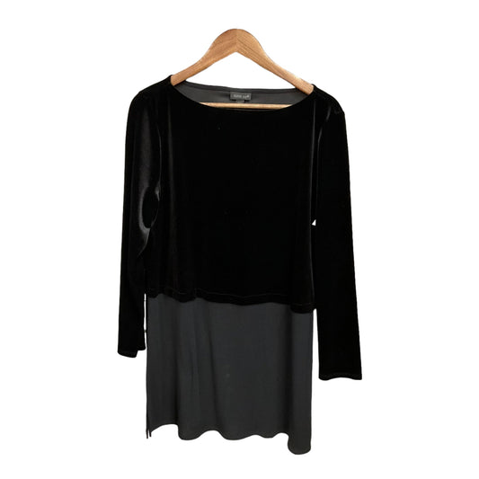 Tunic Long Sleeve By J. Jill In Black, Size: L