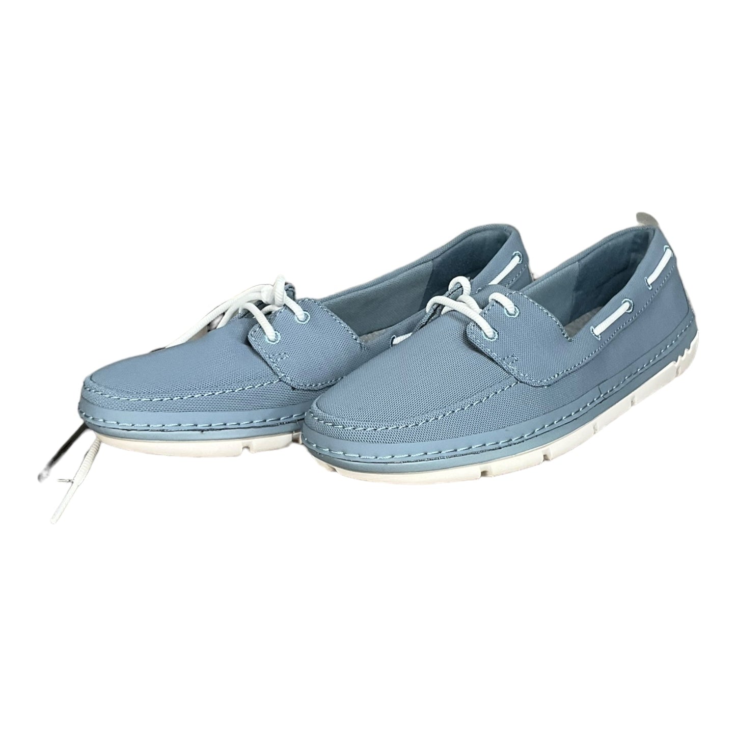 Shoes Flats By Clarks In Aqua, Size: 9.5