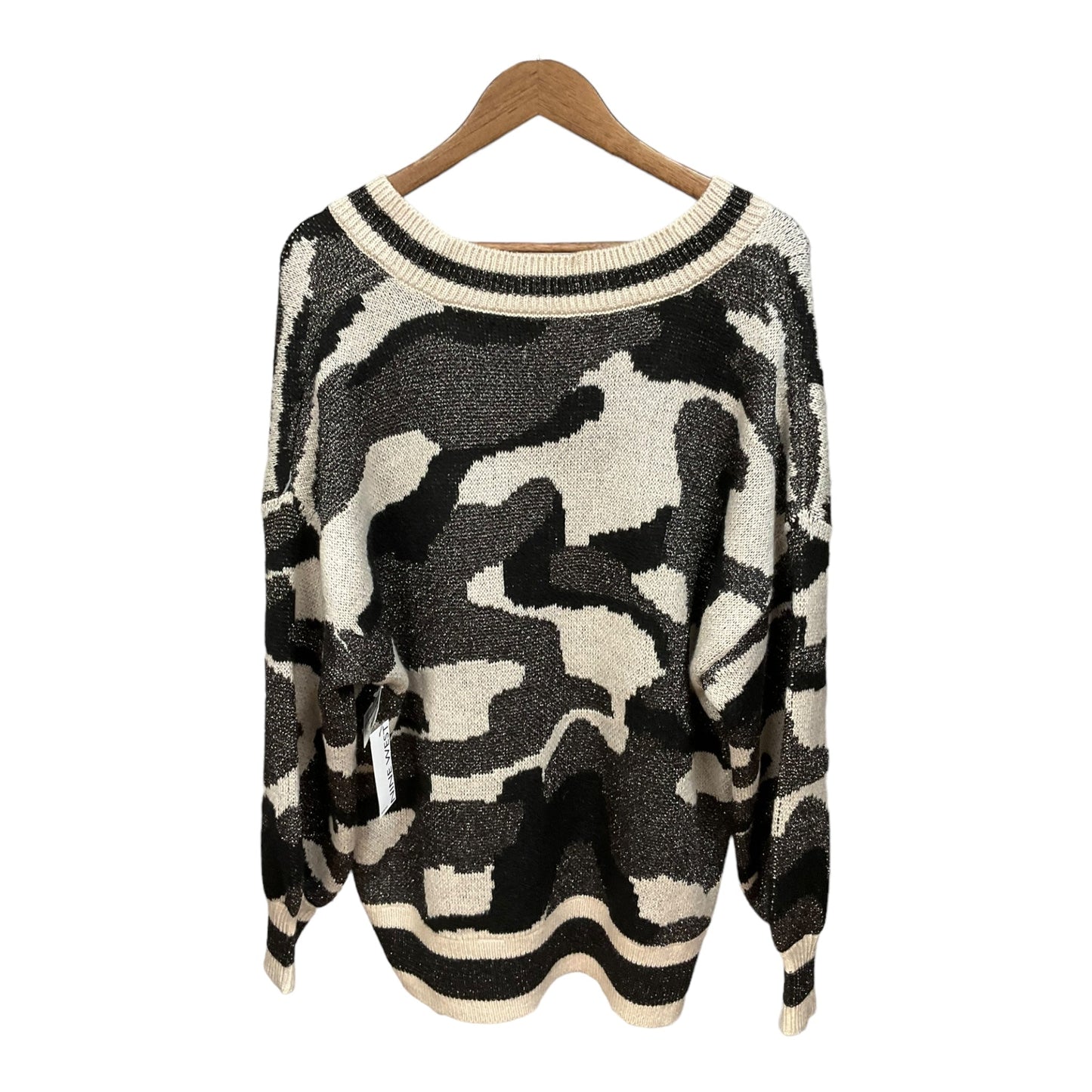 Sweater By Nine West Apparel In Camouflage Print, Size: 2x