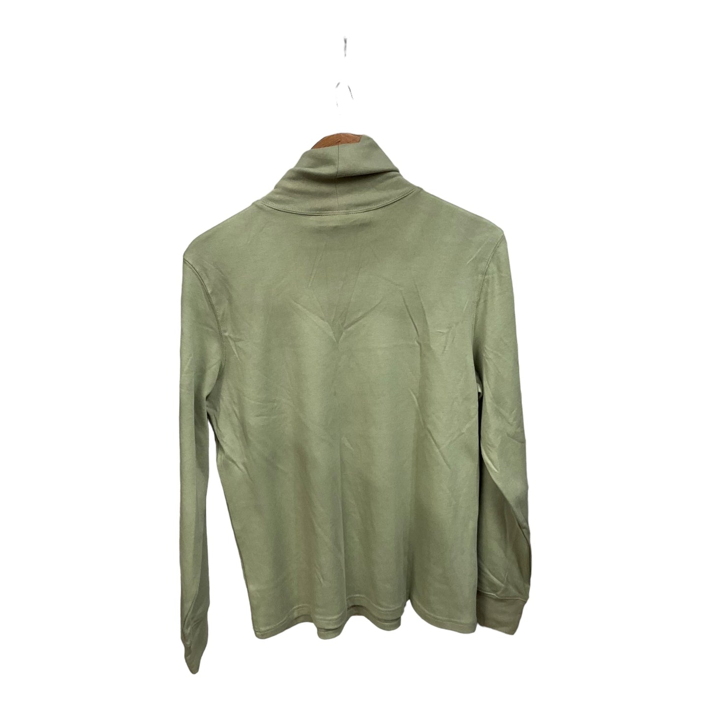 Top Long Sleeve Basic By Karen Scott In Green, Size: L