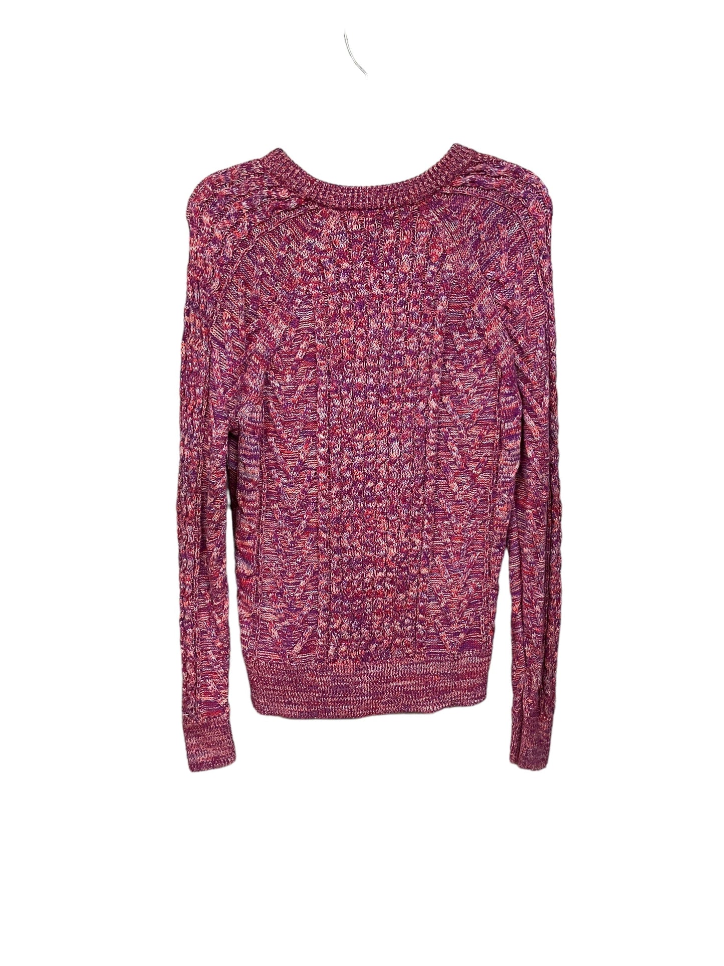 Sweater By Gap In Purple & Red, Size: M