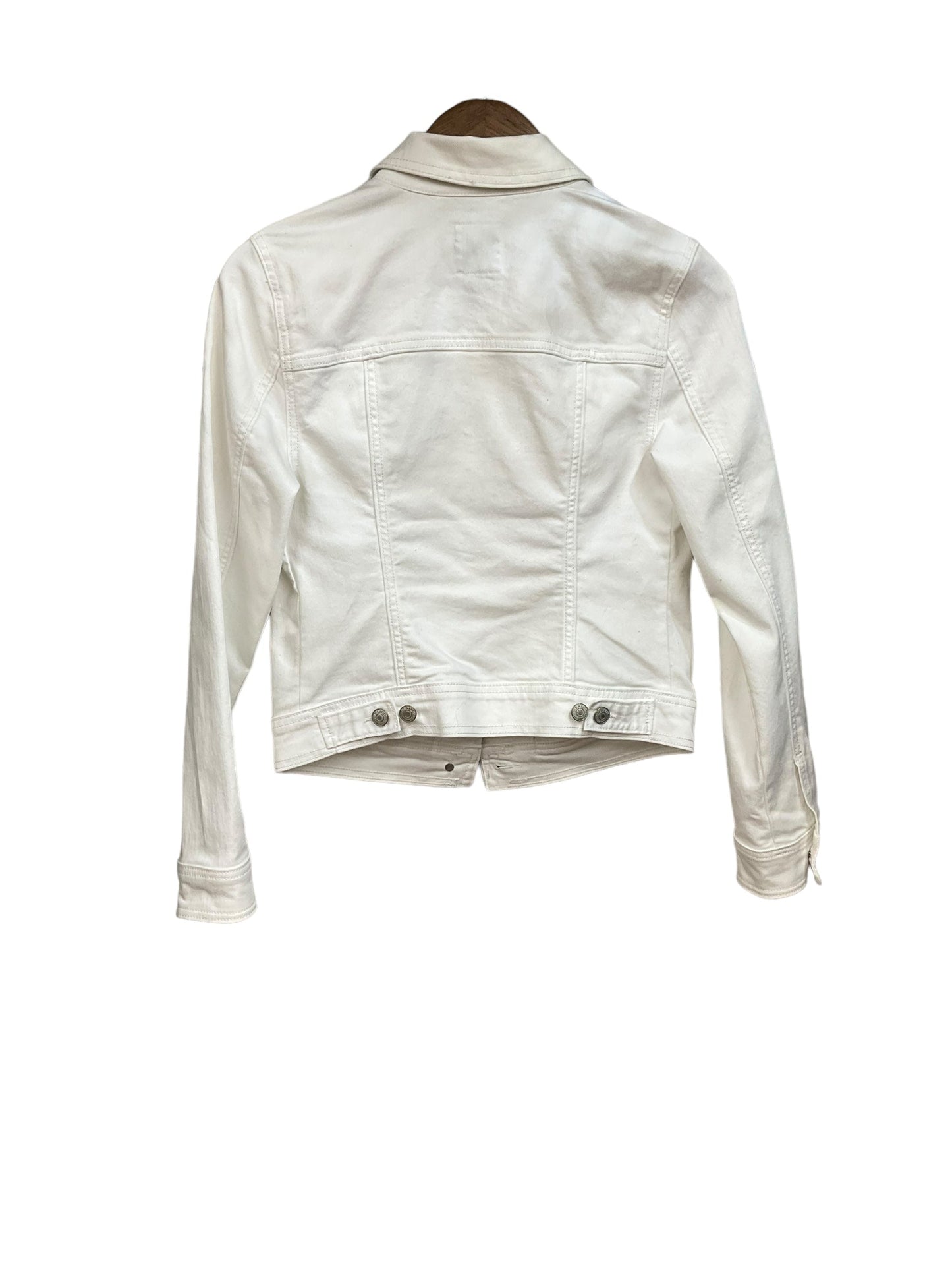 Jacket Denim By Old Navy In White, Size: M