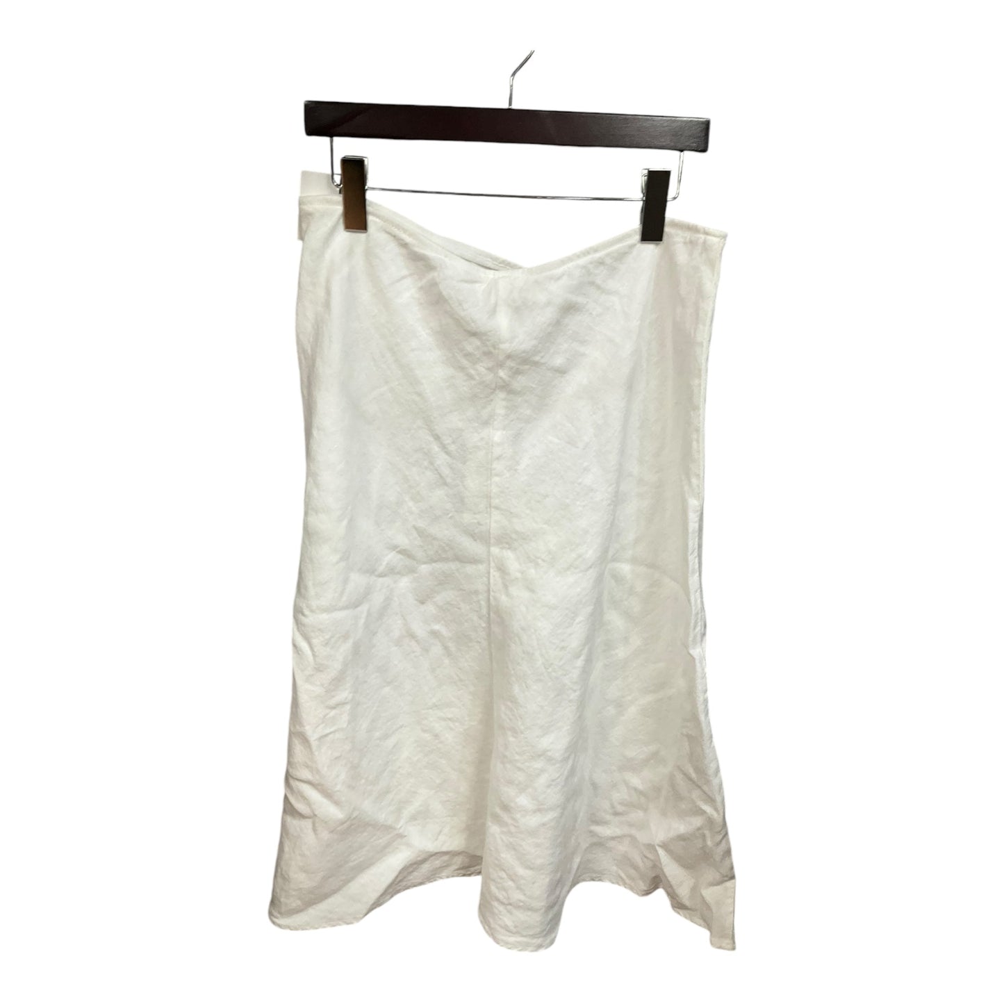 Skirt Midi By Eileen Fisher In White, Size: Petite  M