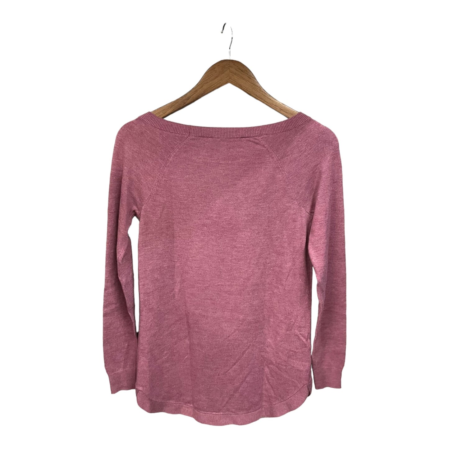 Top Long Sleeve By Loft In Purple, Size: Xs