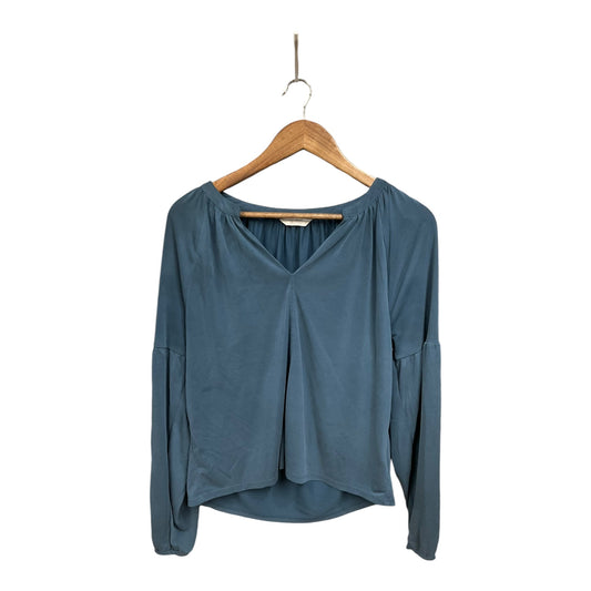 Top Long Sleeve By Lucky Brand In Blue, Size: M