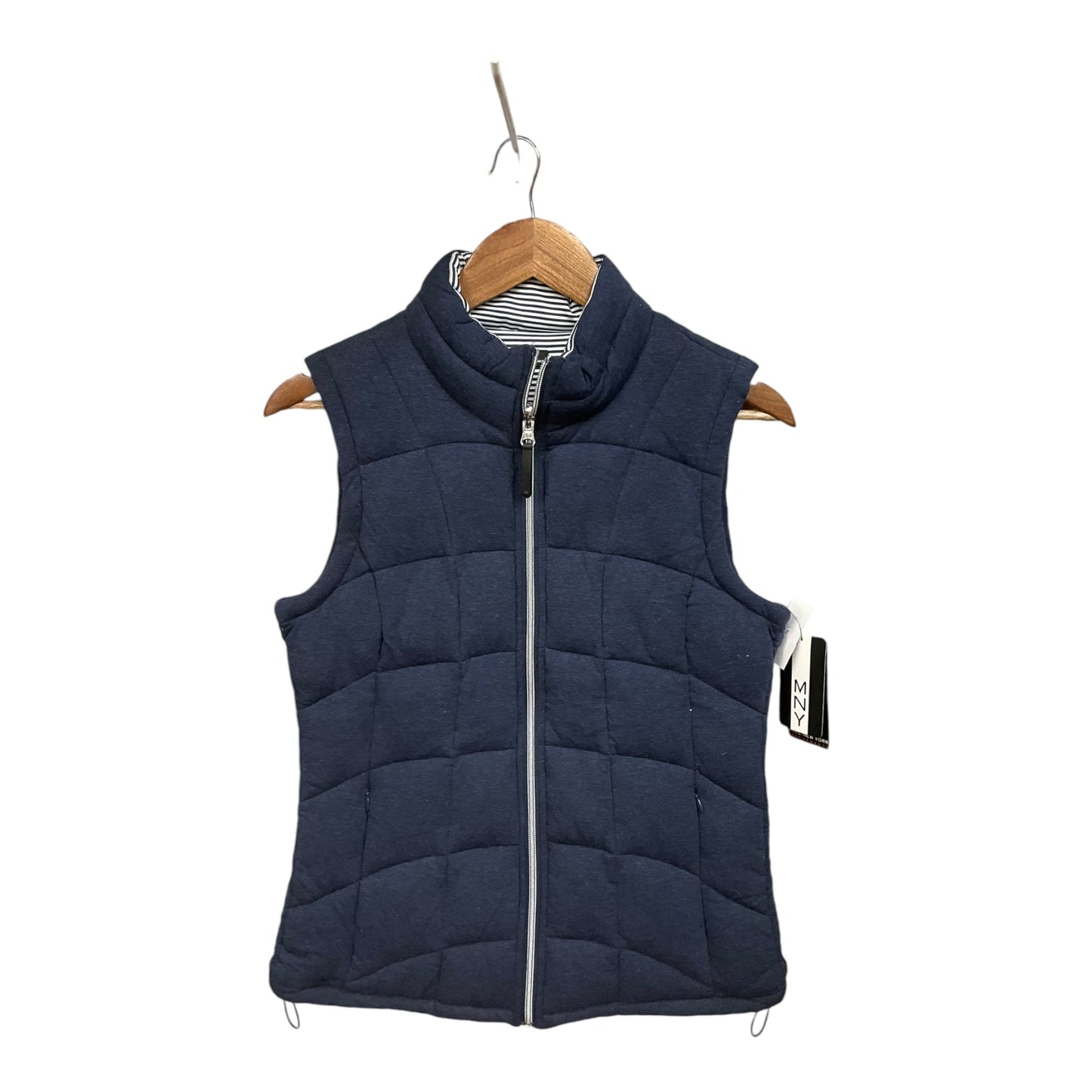 Vest Puffer & Quilted By Marc New York In Blue, Size: M