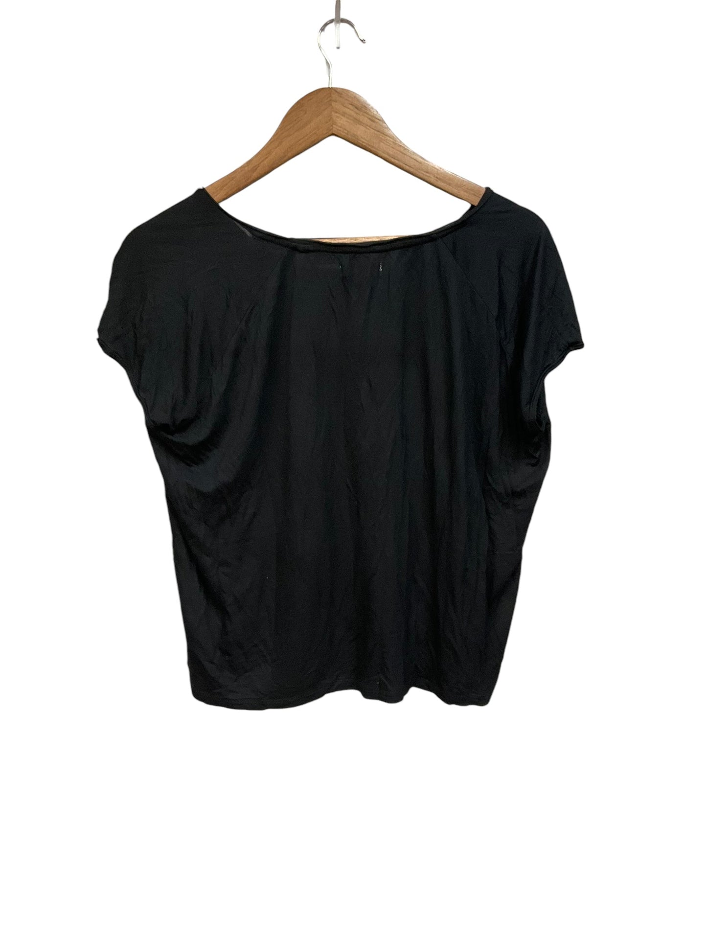 Top Short Sleeve Basic By Madewell In Black, Size: S