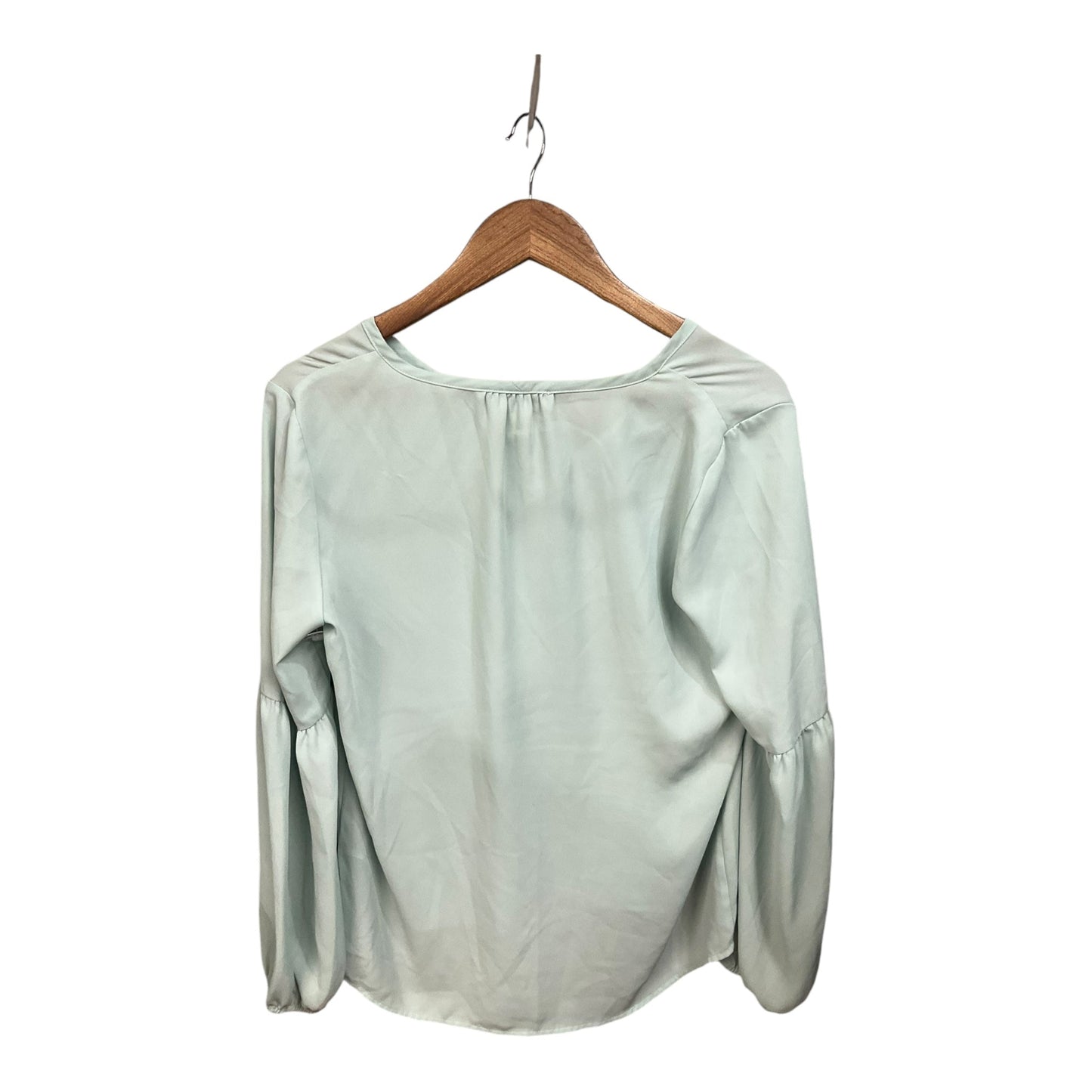 Blouse Long Sleeve By Karl Lagerfeld In Green, Size: S