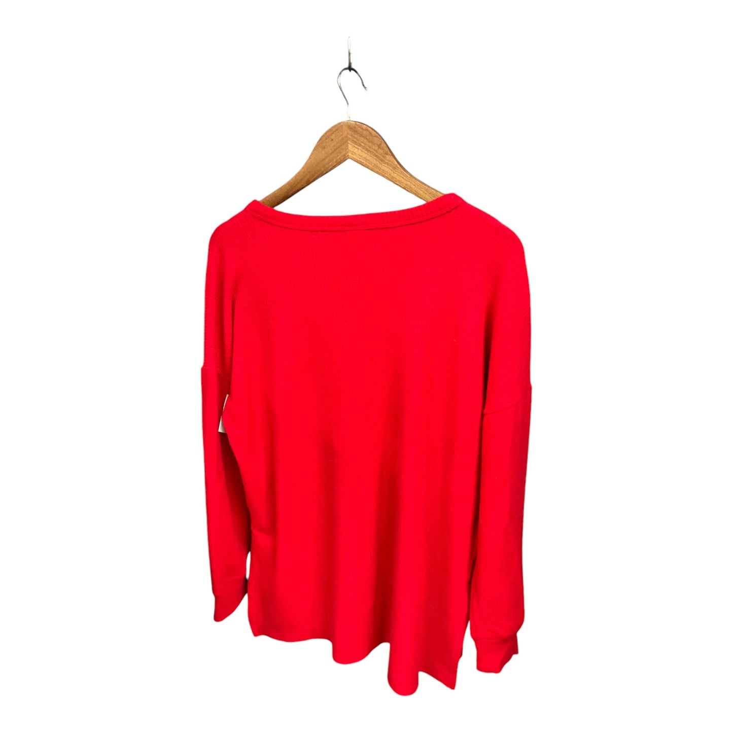 Top Long Sleeve Basic By Old Navy In Red, Size: M