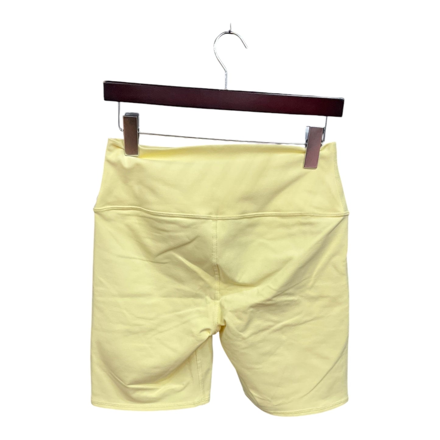 Athletic Shorts By Alo In Yellow, Size: L