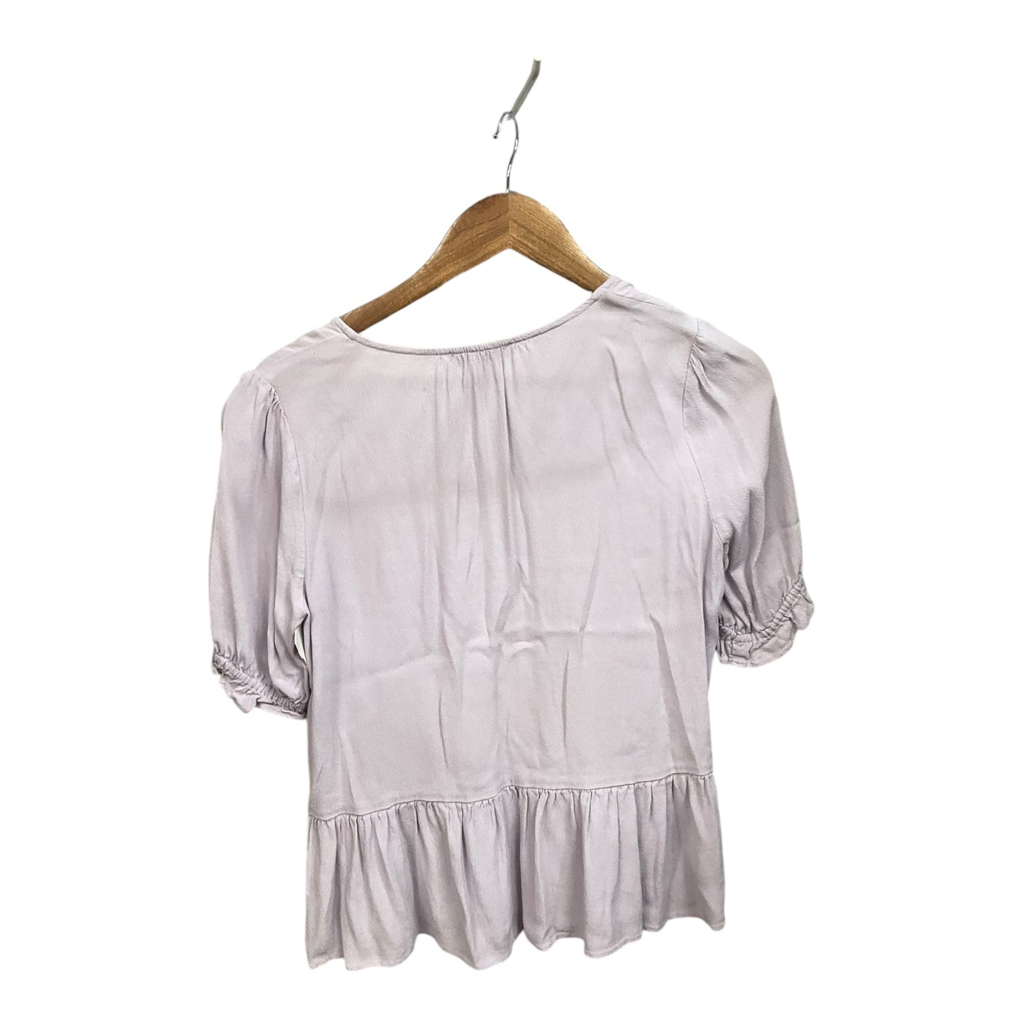 Top Short Sleeve By Madewell In Purple, Size: Xs