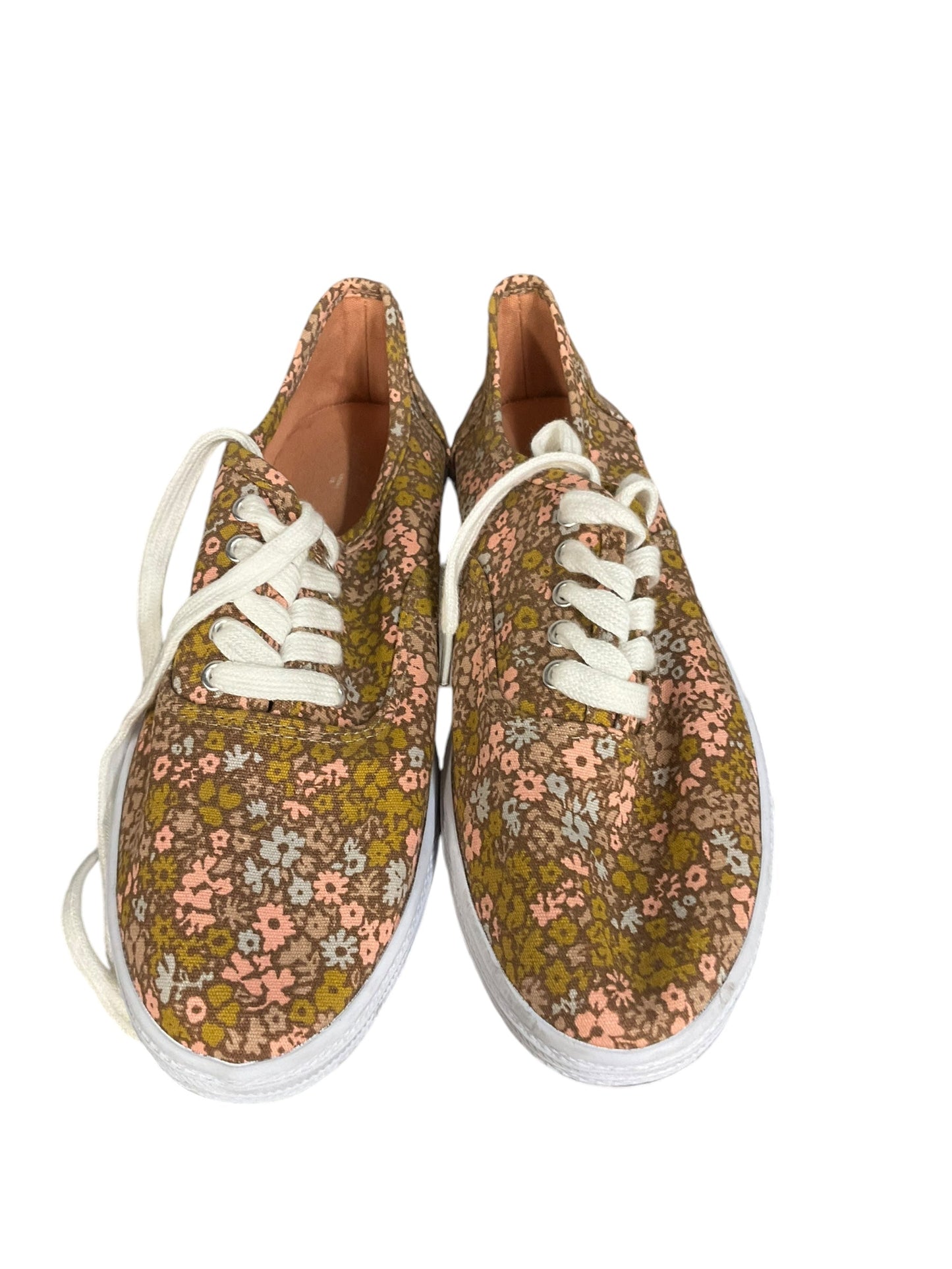 Shoes Sneakers By Universal Thread In Floral Print, Size: 8