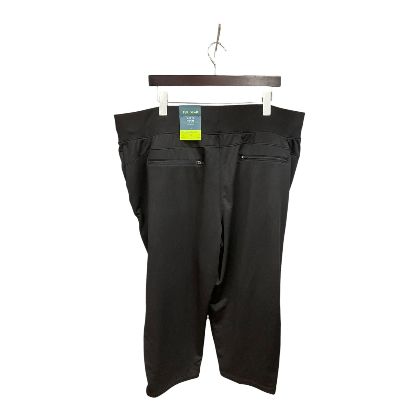 Athletic Capris By Tek Gear In Black, Size: 2x