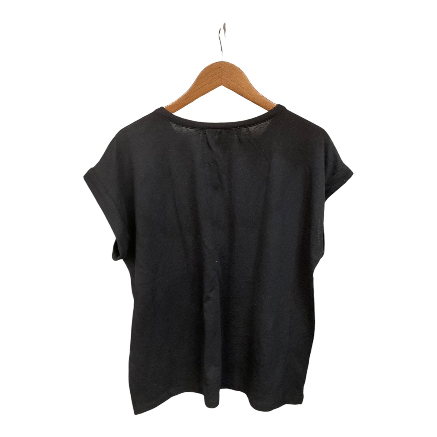 Top Sleeveless By Loft In Black, Size: L