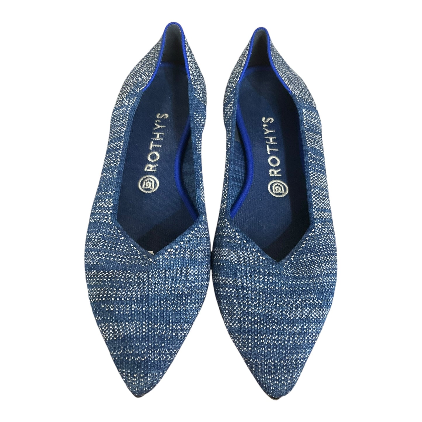 Shoes Flats By Rothys In Blue, Size: 9.5