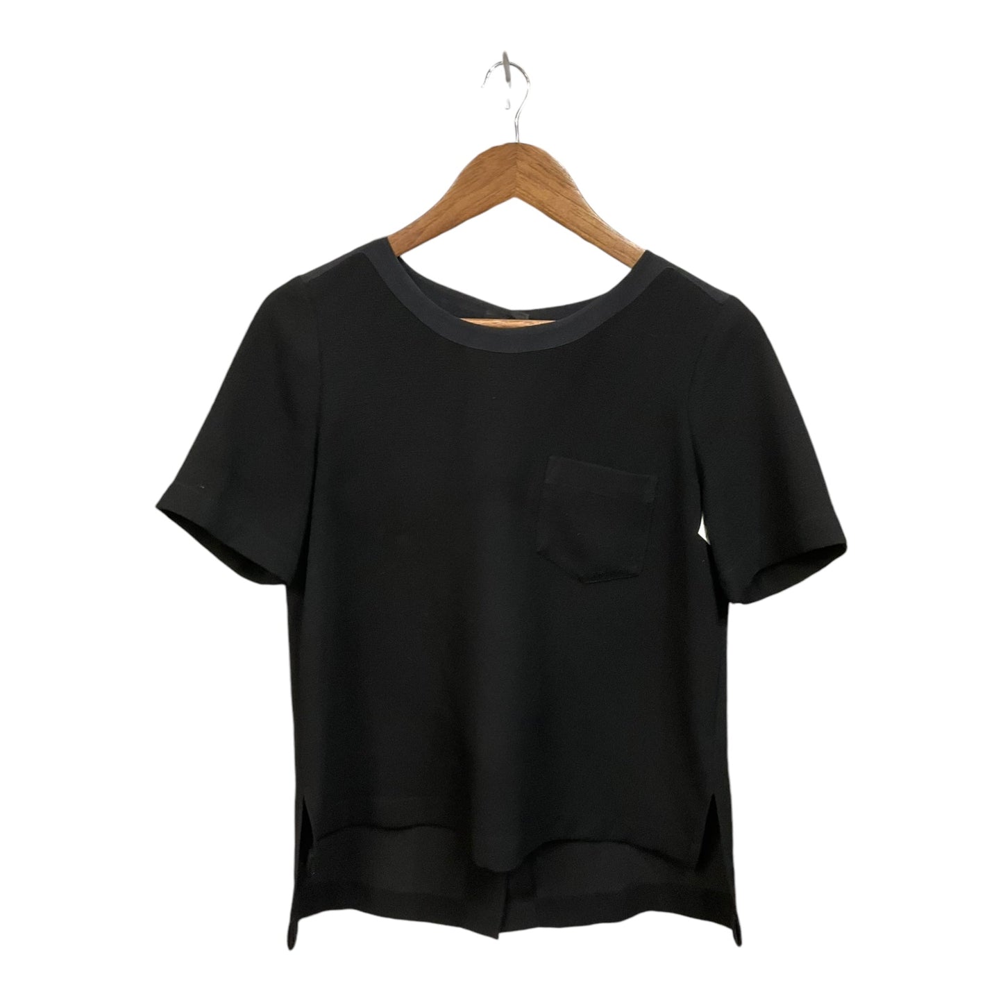 Top Short Sleeve By Madewell In Black, Size: S