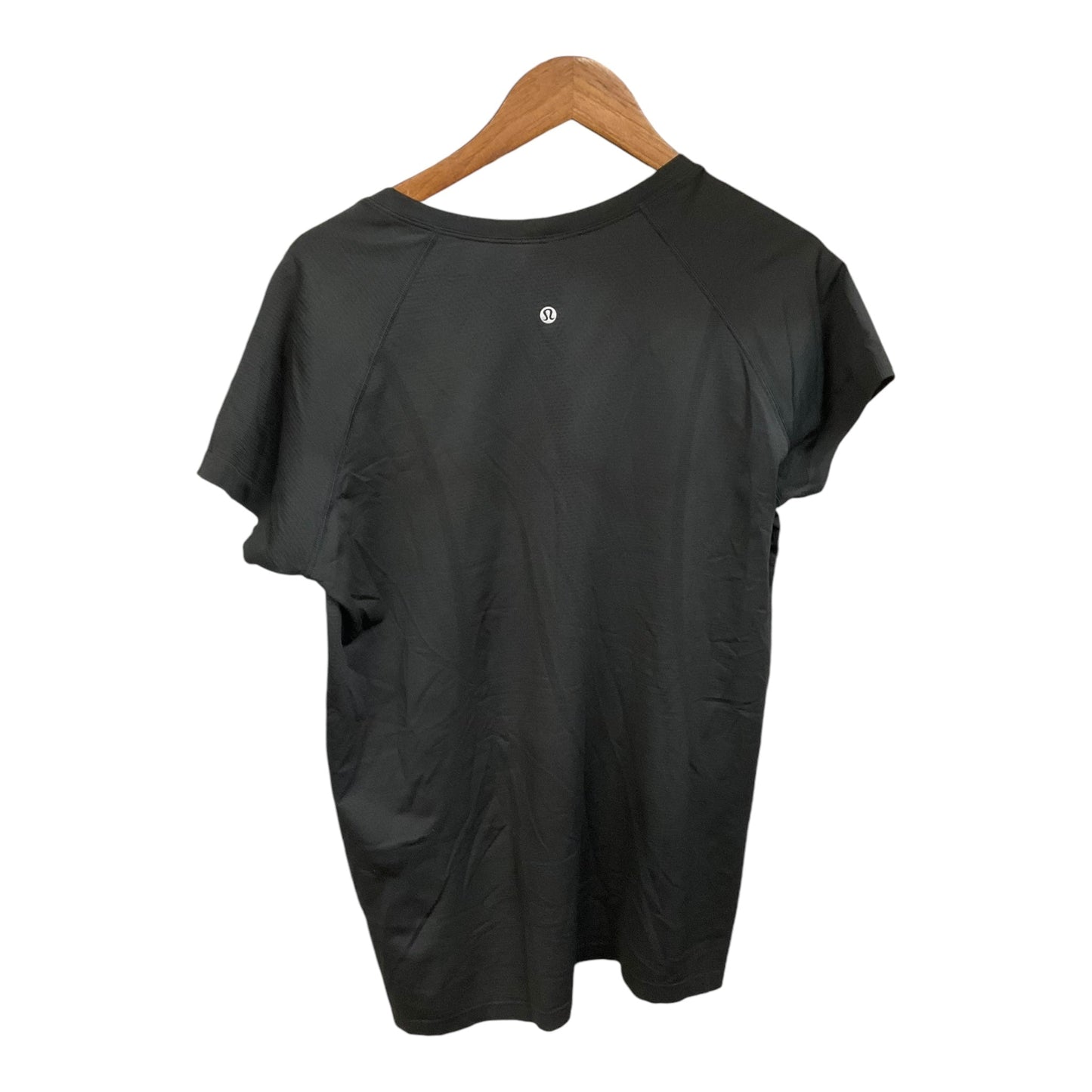 Athletic Top Short Sleeve By Lululemon In Black, Size: 1x