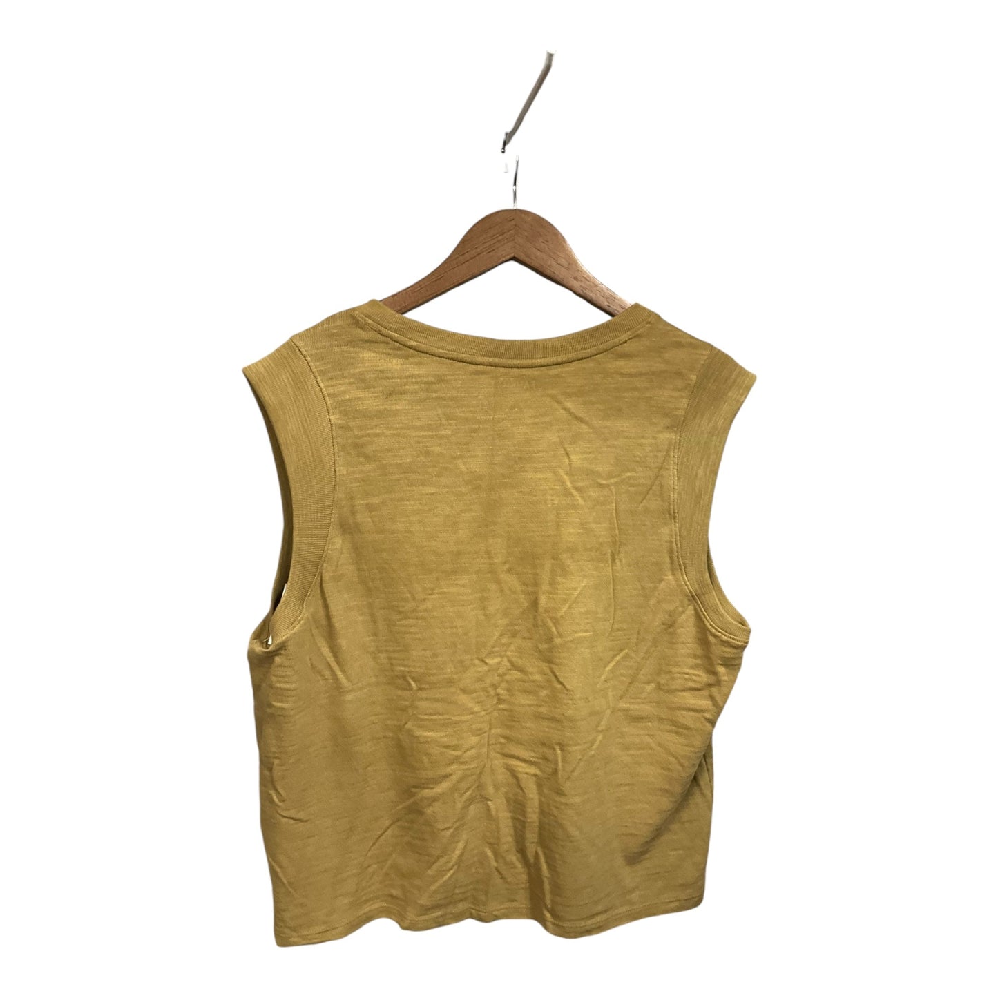 Top Sleeveless By Faherty In Green, Size: Xl