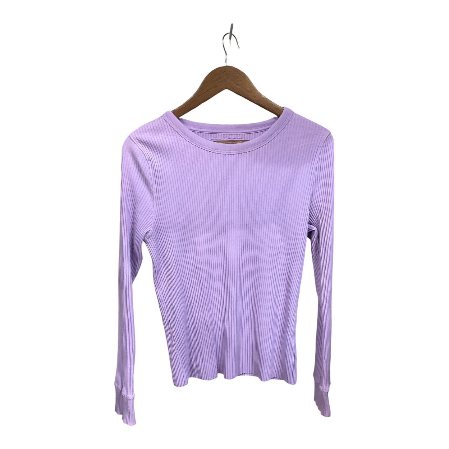 Top Long Sleeve By Aerie In Purple, Size: Xl