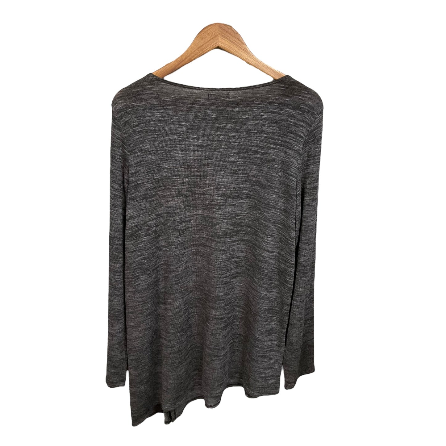 Tunic Long Sleeve By Max Studio In Grey, Size: Xl