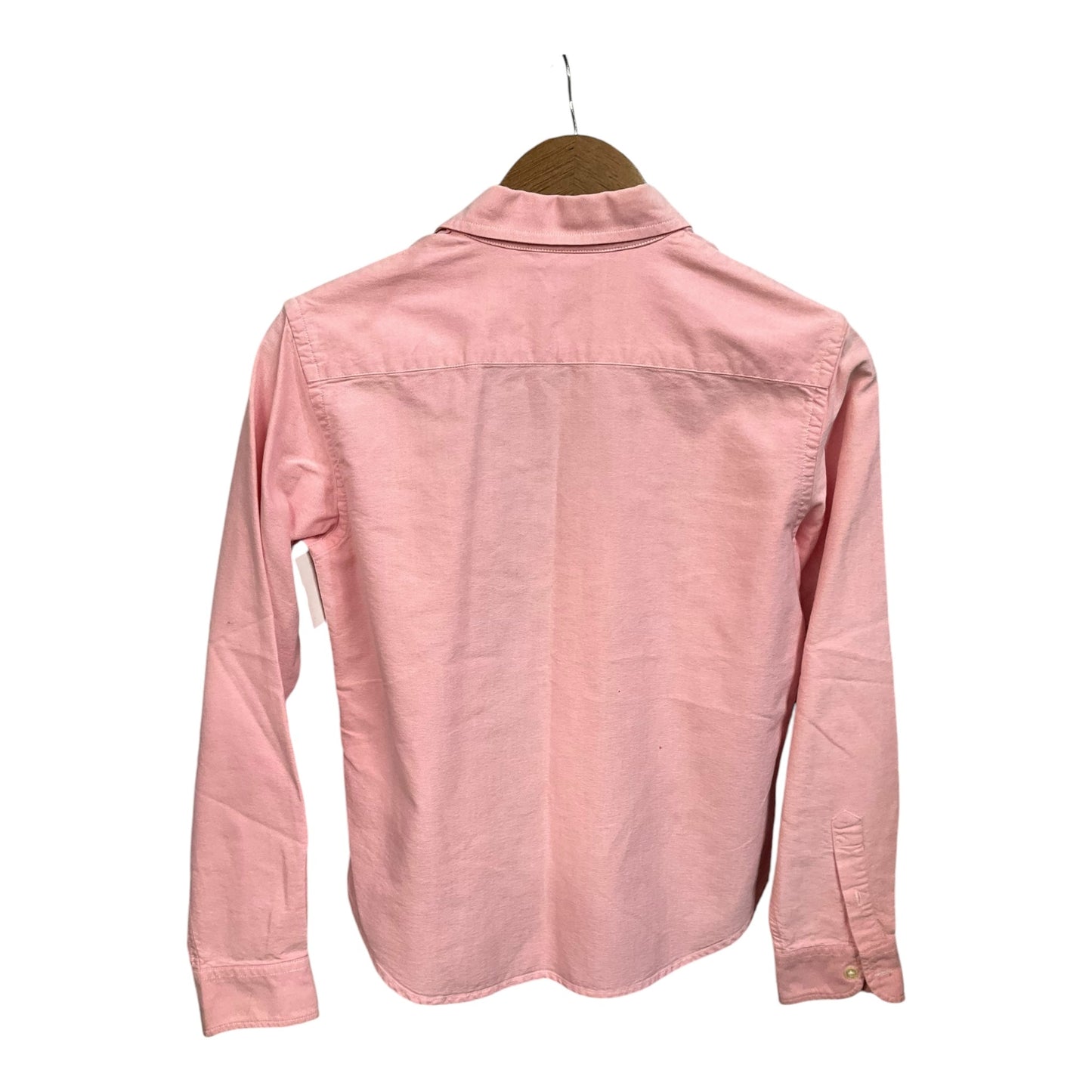 Blouse Long Sleeve By Lauren By Ralph Lauren In Pink, Size: S