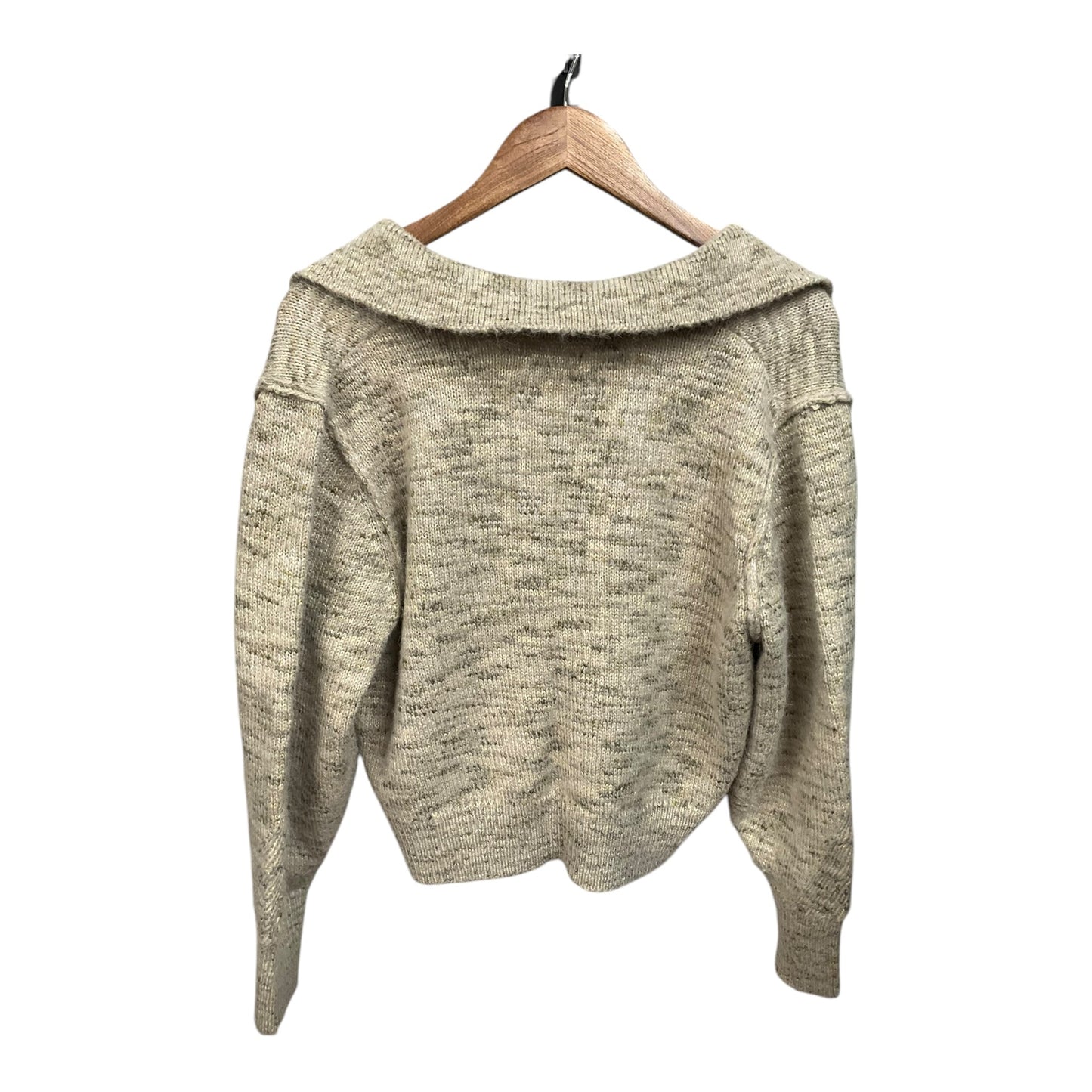 Sweater Cardigan By Universal Thread In Green & Grey, Size: L