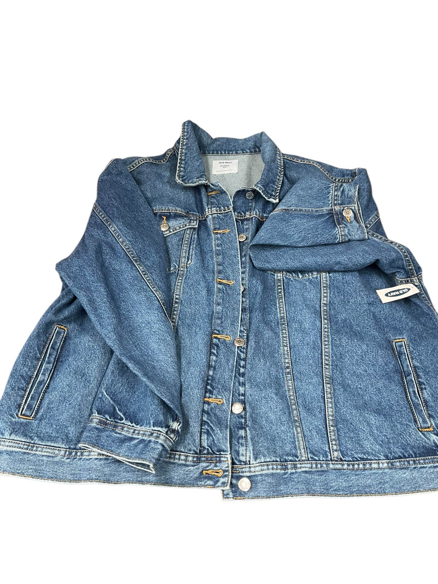 Jacket Denim By Old Navy In Blue Denim, Size: Xxl